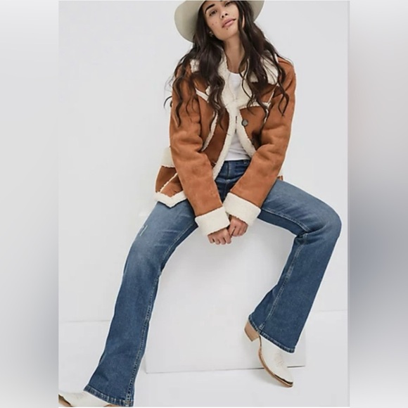 Wrangler Denim - Free People Wrangler High Rise Bold Boot